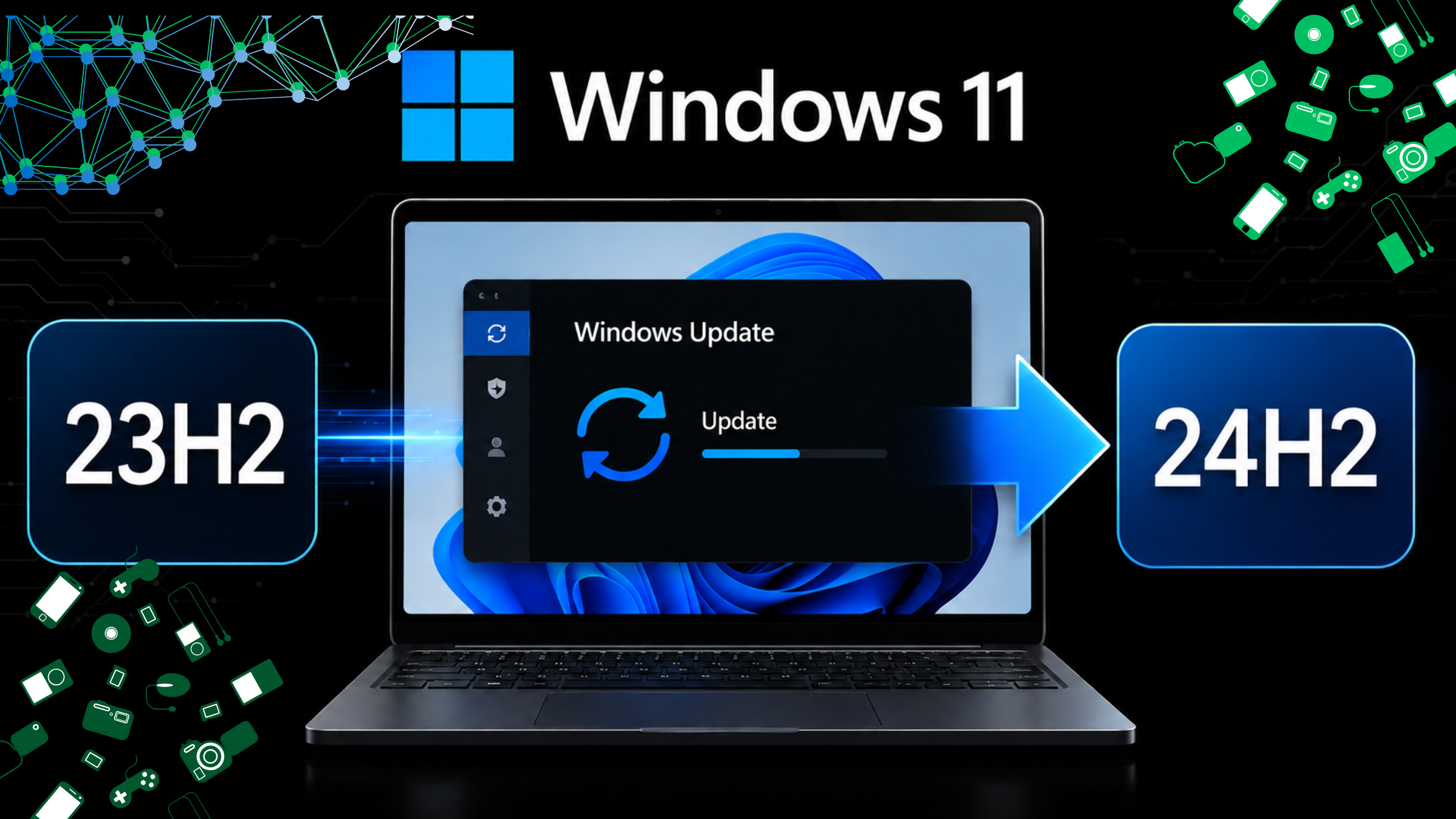Windows 23H2 auf 24H2 Update