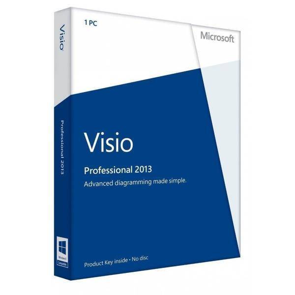 Microsoft Visio 2013 Professional Produktverpackung