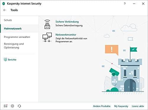 Kaspersky Internet Security Tools Übersicht