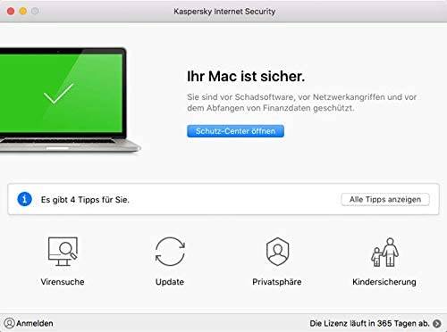 Kaspersky Internet Security auf Mac