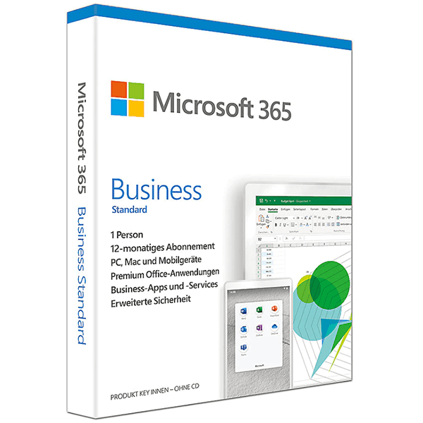 Microsoft 365 Business Standard Produktverpackung