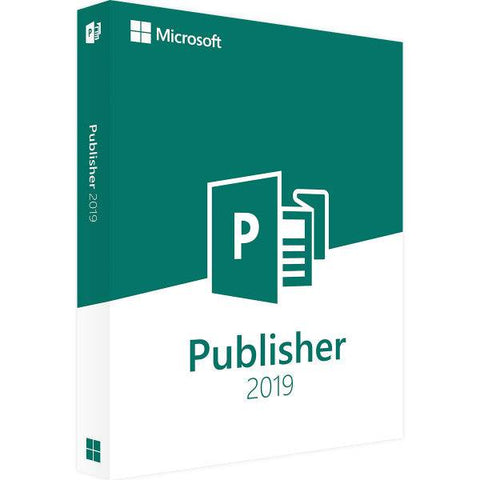 Microsoft Publisher 2019 Produktverpackung