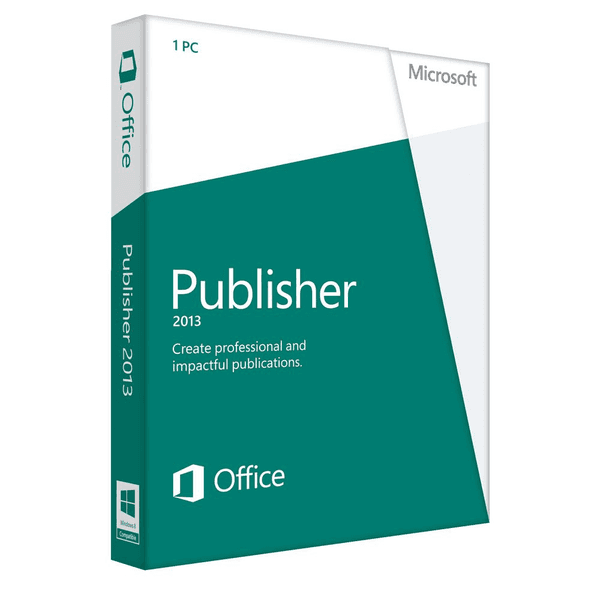 Microsoft Publisher 2013 Produktverpackung