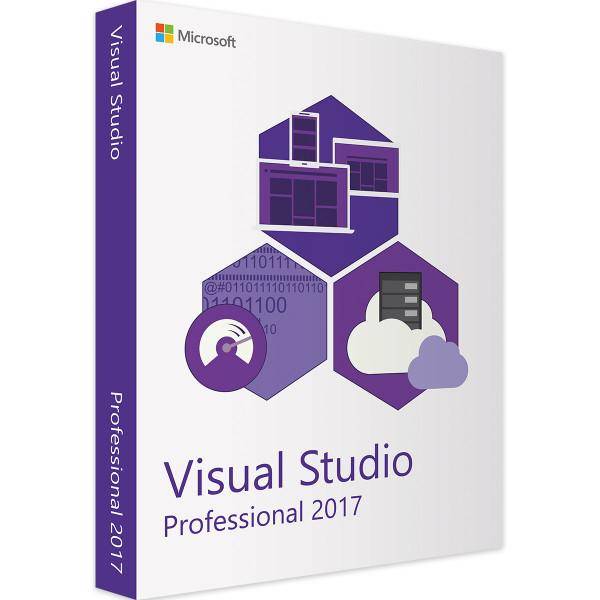 Visual Studio 2017 Professional Produktverpackung