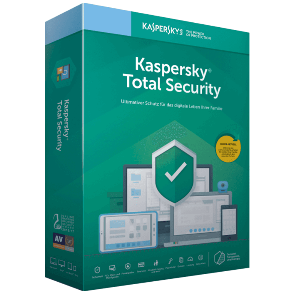 Kaspersky Total Security 2023 Verpackung
