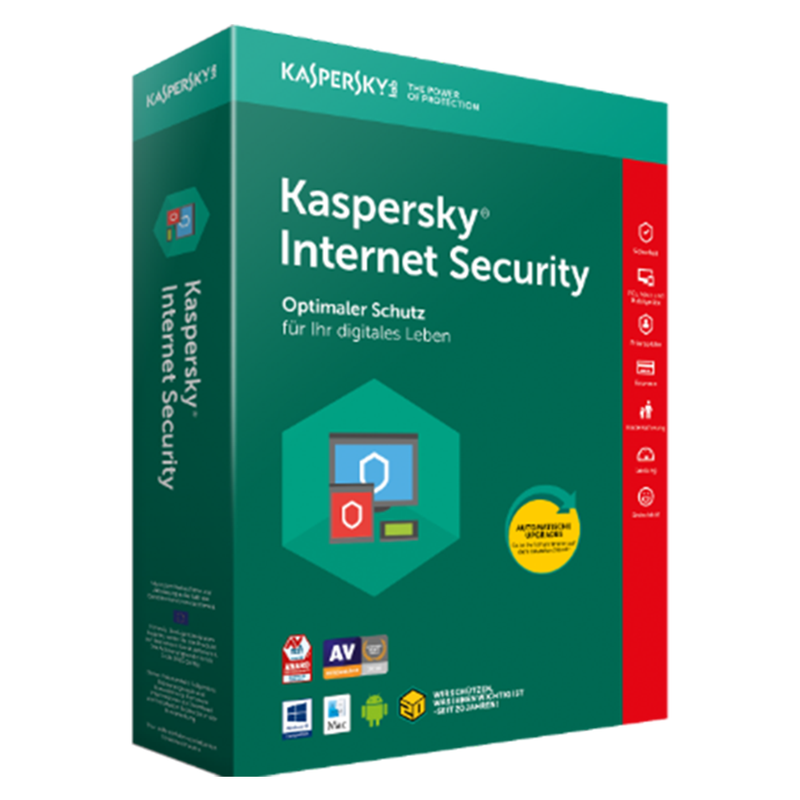 Kaspersky Internet Security 2020 - 2 Geräte - 1 Jahr