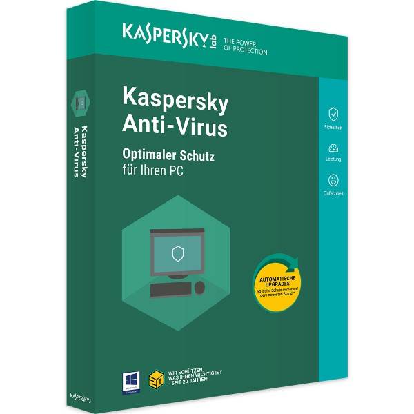 Kaspersky Antivirus 2021 Verpackung