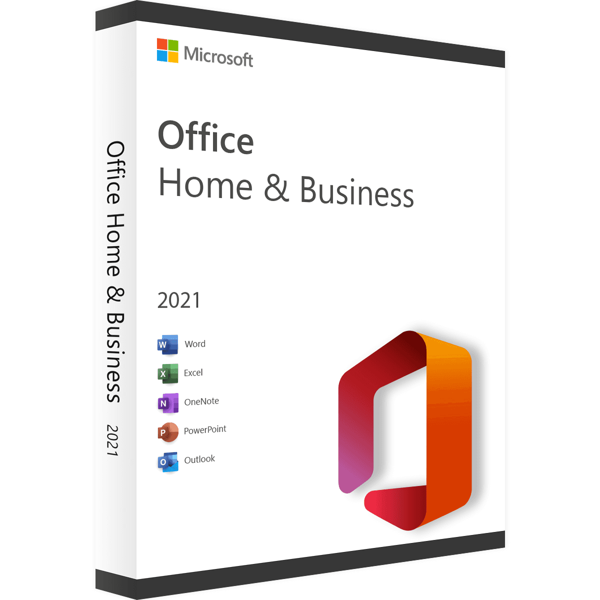 Microsoft Office Home and Business 2021 Mac Produktverpackung