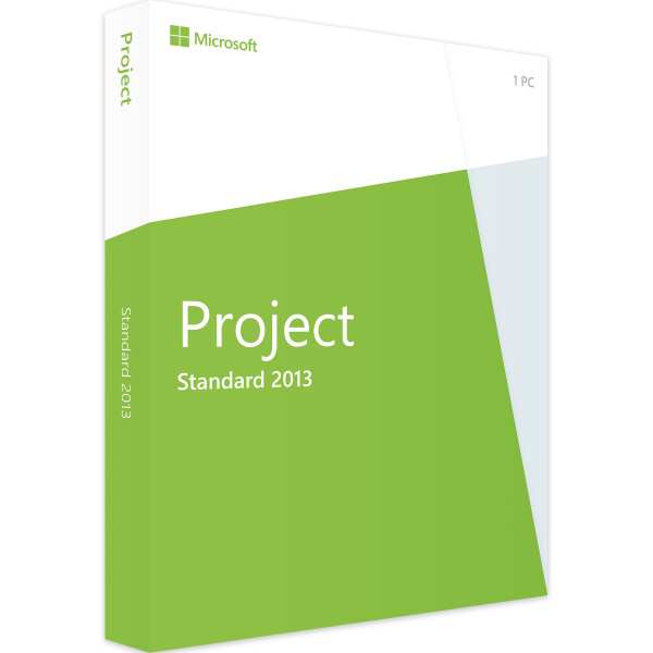 Microsoft Project 2013 Standard Softwarebox