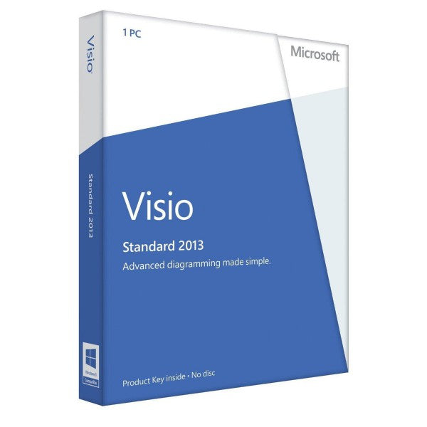 VISIO 2013 STANDARD - 1PC - Product Key - Sofort Download