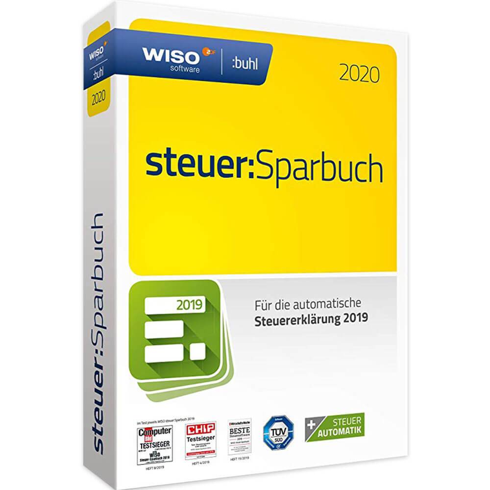 WISO steuer: Sparbuch 2020 Produktverpackung